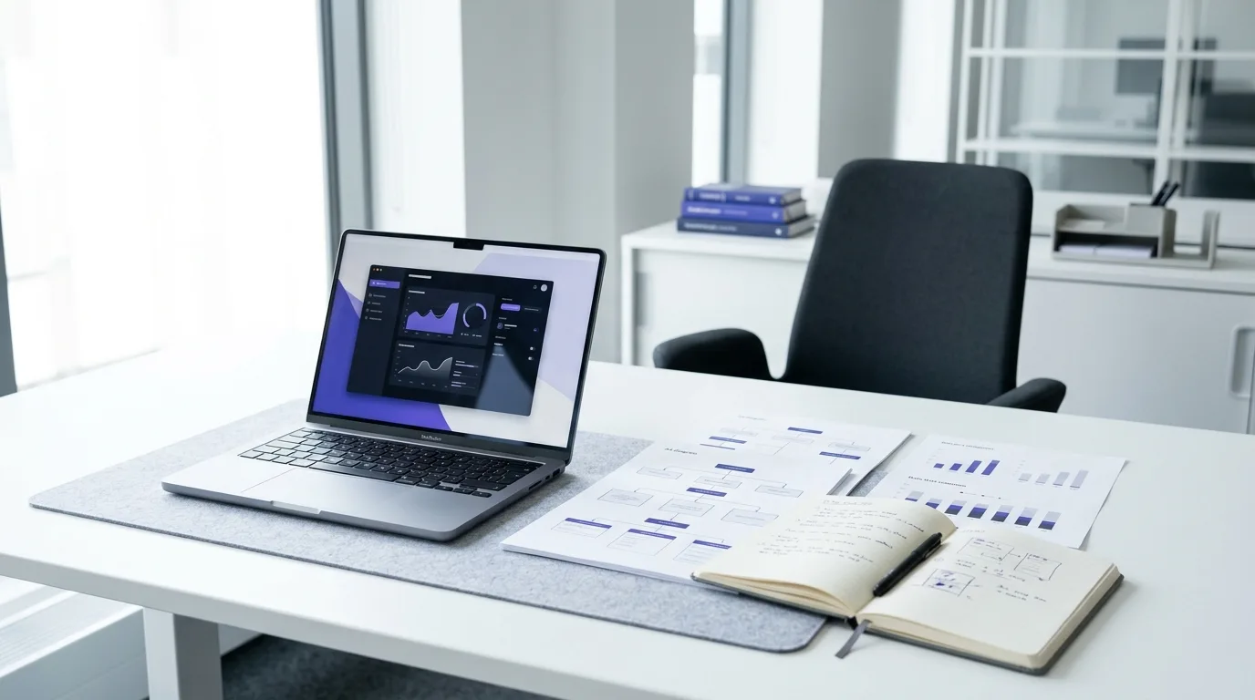 Planification d'un budget agence content marketing sur un bureau